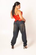 JEAN BAGGY DISTRESSED